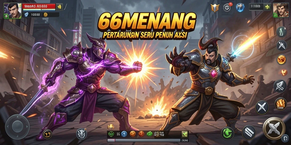 Tampilan mendebarkan dalam gameplay 66MENANG.