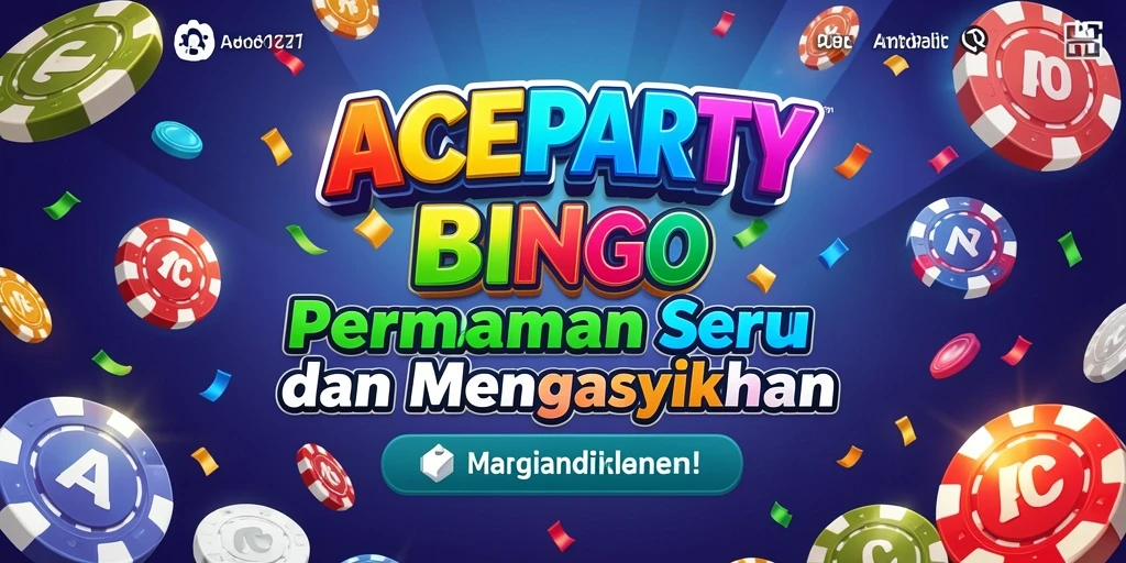 Screenshot gameplay ACEPARTY menunjukkan suasana Bingo yang menarik.