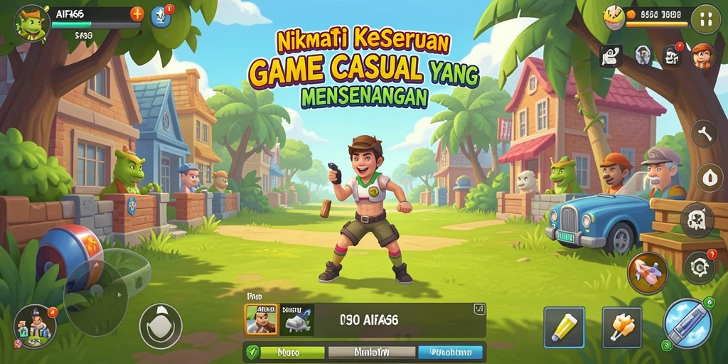 Screenshot AIFA66 menampilkan gameplay seru dan penuh warna.