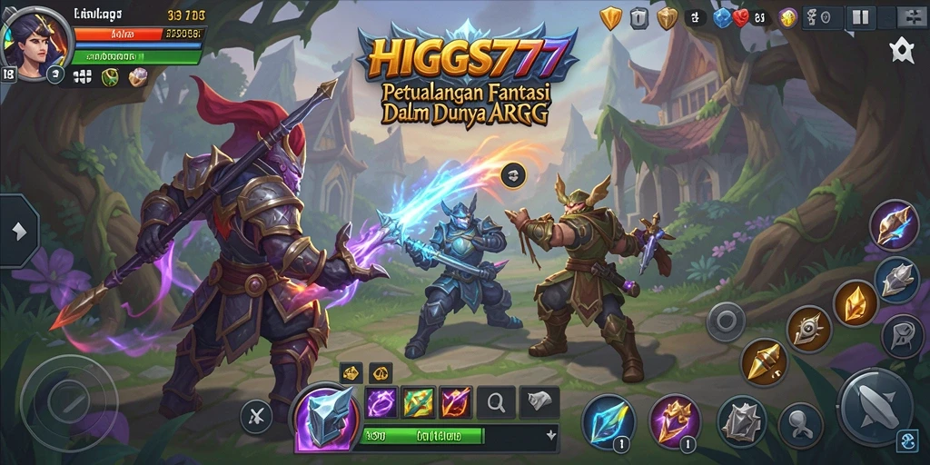 Screenshot gameplay HIGGS777 yang menampilkan aksi petualangan seru.