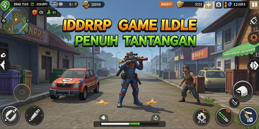 Tampilan gameplay <strong>IDRRP</strong> yang menggembirakan dan penuh warna.
